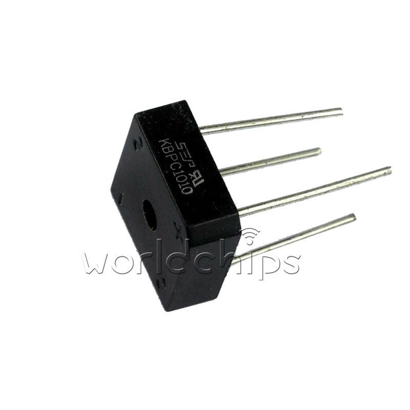 10PCS 10A 1000V Metal Case Bridge Rectifier SEP KBPC1010