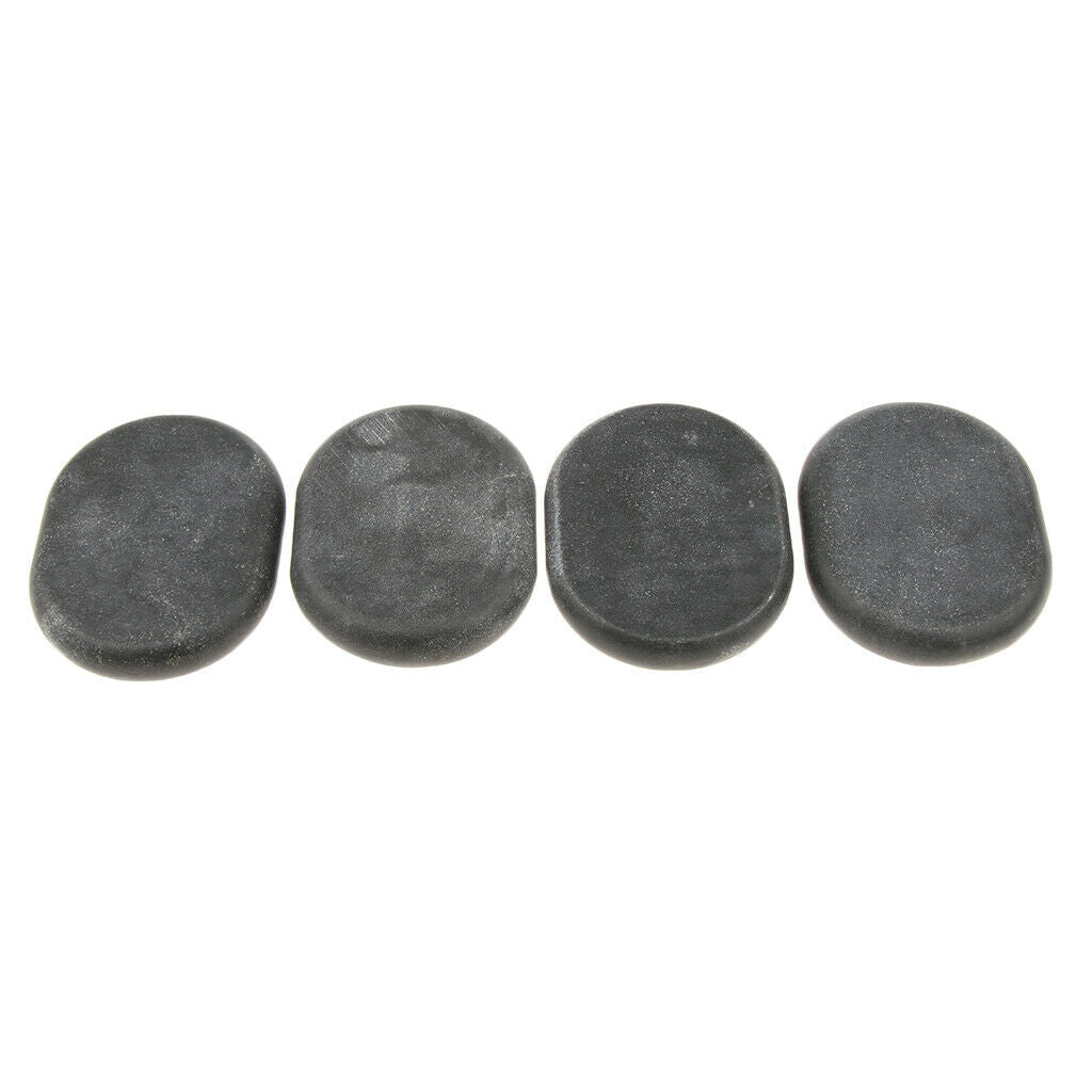 14 pcs/ Set Hot Spa Rock Basalt Therapy Massage   Natural Stones Black