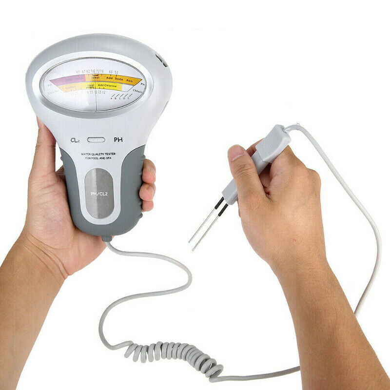 Portable 2in 1 Water Quality PH CL2 Chlorine Tester Level Meters For Swimming