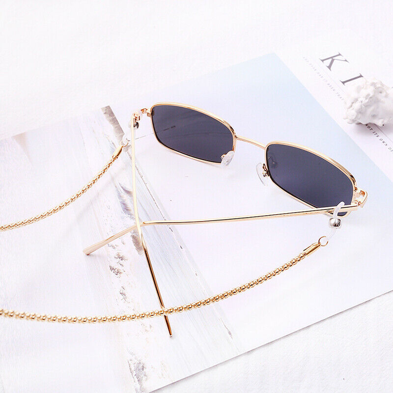 New Metal Cord Glasses Strap Golden Fashion Men Women Reader Sunglasses ChaiH Xz