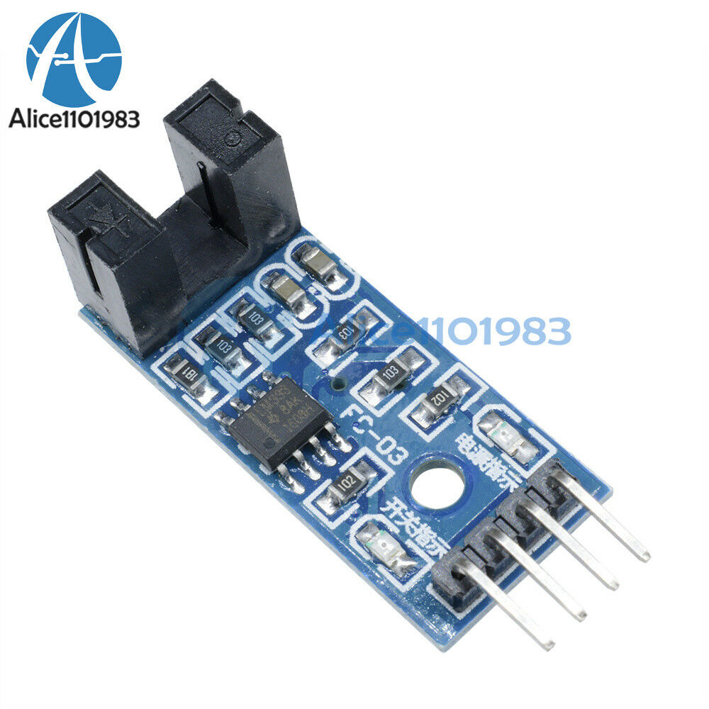 Slot Type Optocoupler Module 3.3V-5V LM393 Comparator Slot-Type For Arduino