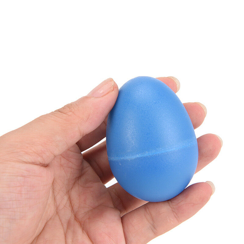 2pcs/lot plastic egg maraca rattles shaker percussion kid musical to.l8