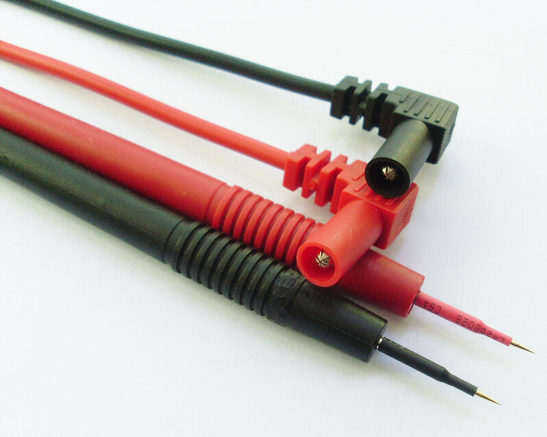 1 Pair SMD Multimeter Meter Test Leads Cable Probe Sharp Copper Needle For DMMS