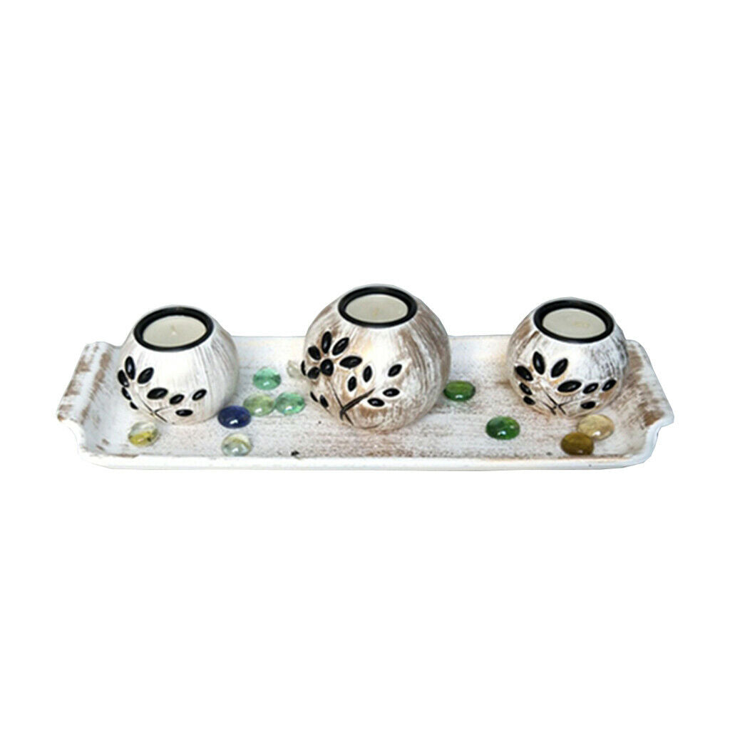 Candlestick Country Style Wood Candlesticks Candlestick Table Decoration for