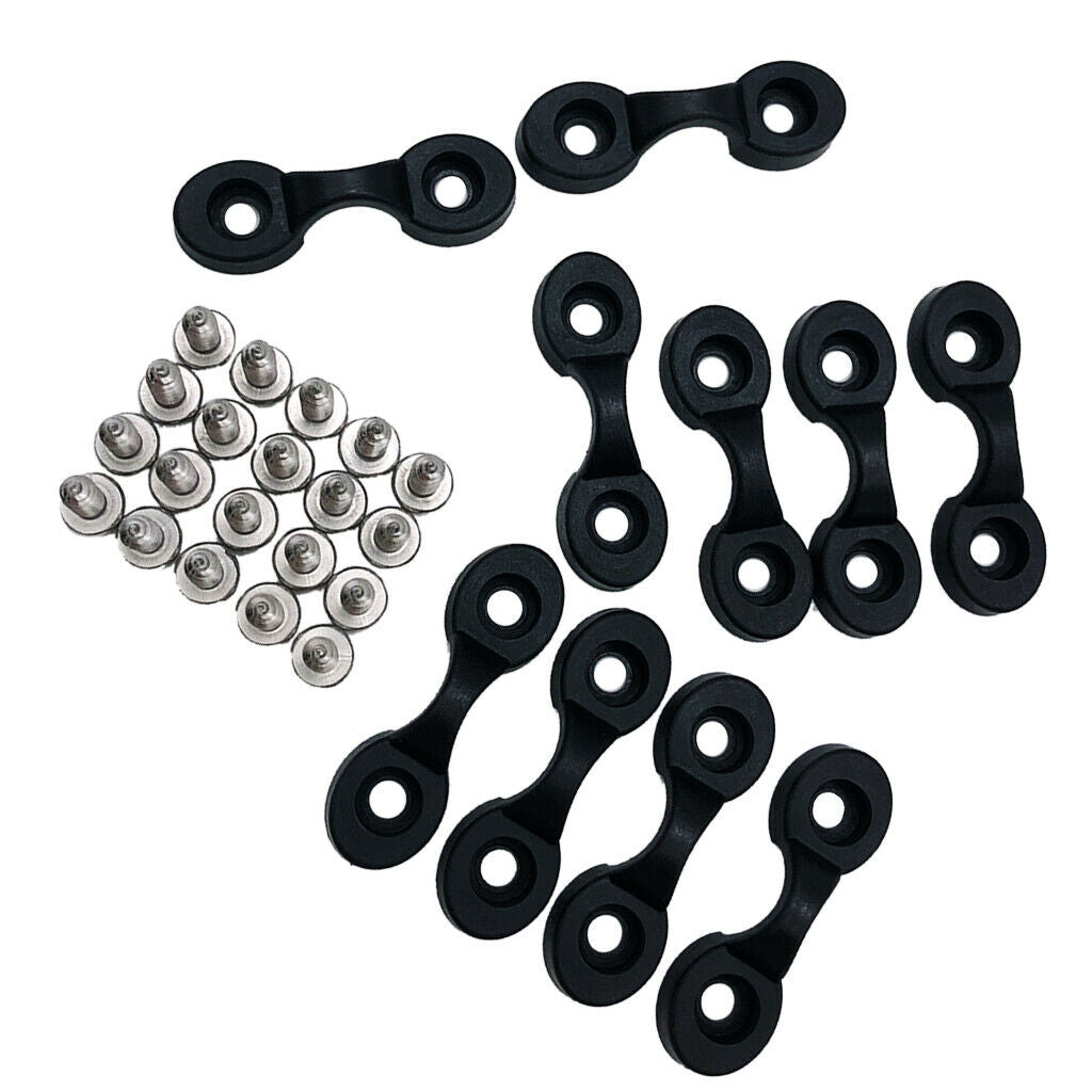 Bungee Pad Eye Deck Loop Tie Down Anchor with Screws for Kayak Canoe Boat