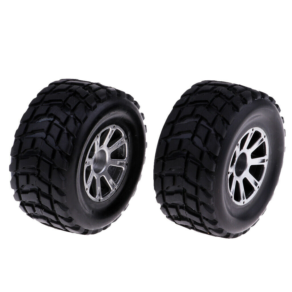 1/18th RC Crawlers Right Rubber Tire Tyres 2x A969-02 for Wltoys A969 Parts