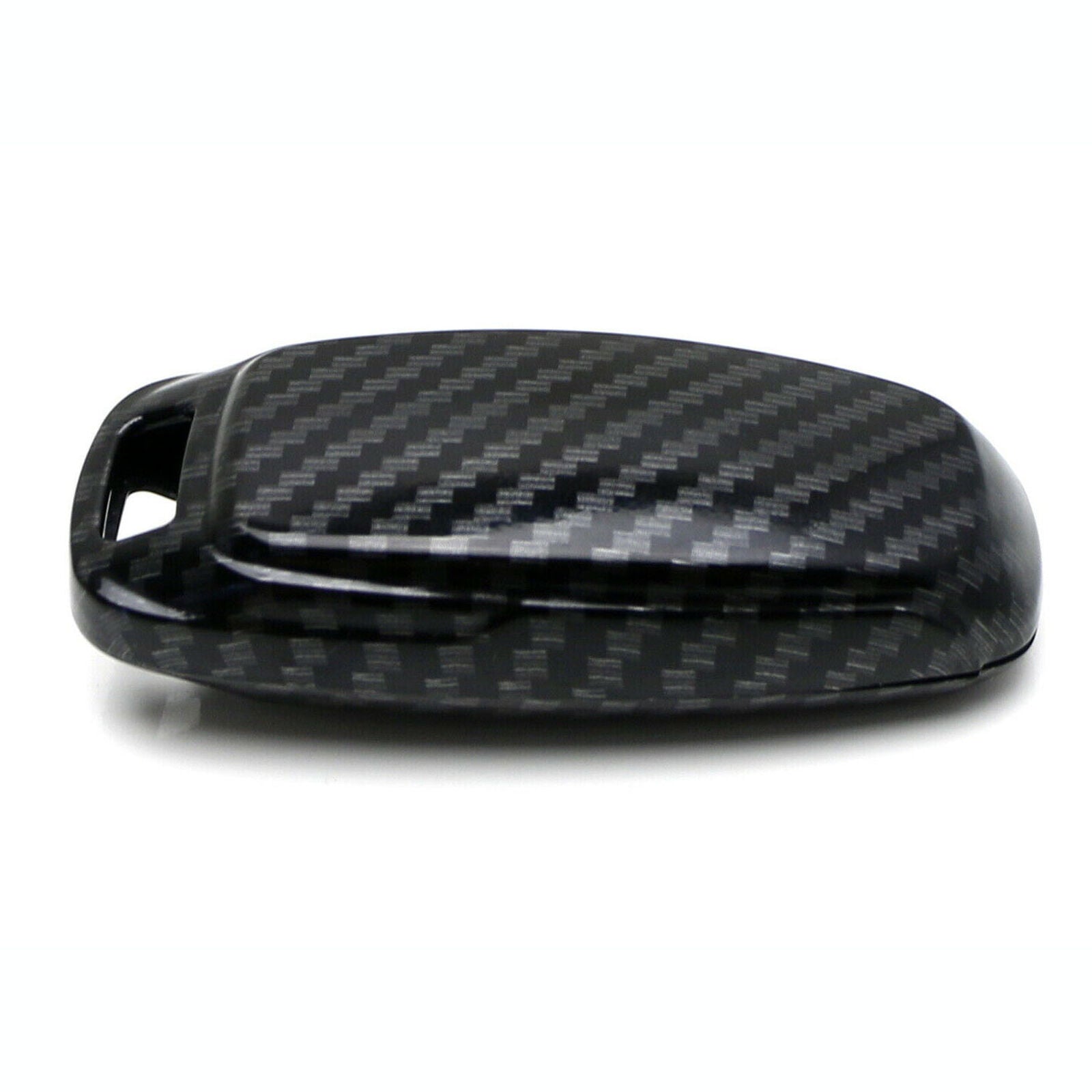 Carbon Fiber Car Smart Key Cases Covers Holder For Audi A6 A7 A8 Q8 2019-2021