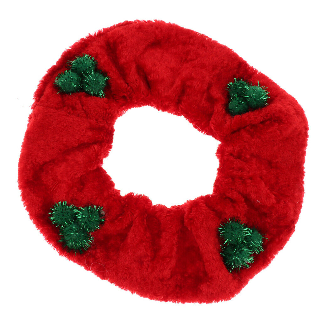 Dog Bandana Christmas Costume Pet Cherry Pattern Scarf for Christmas