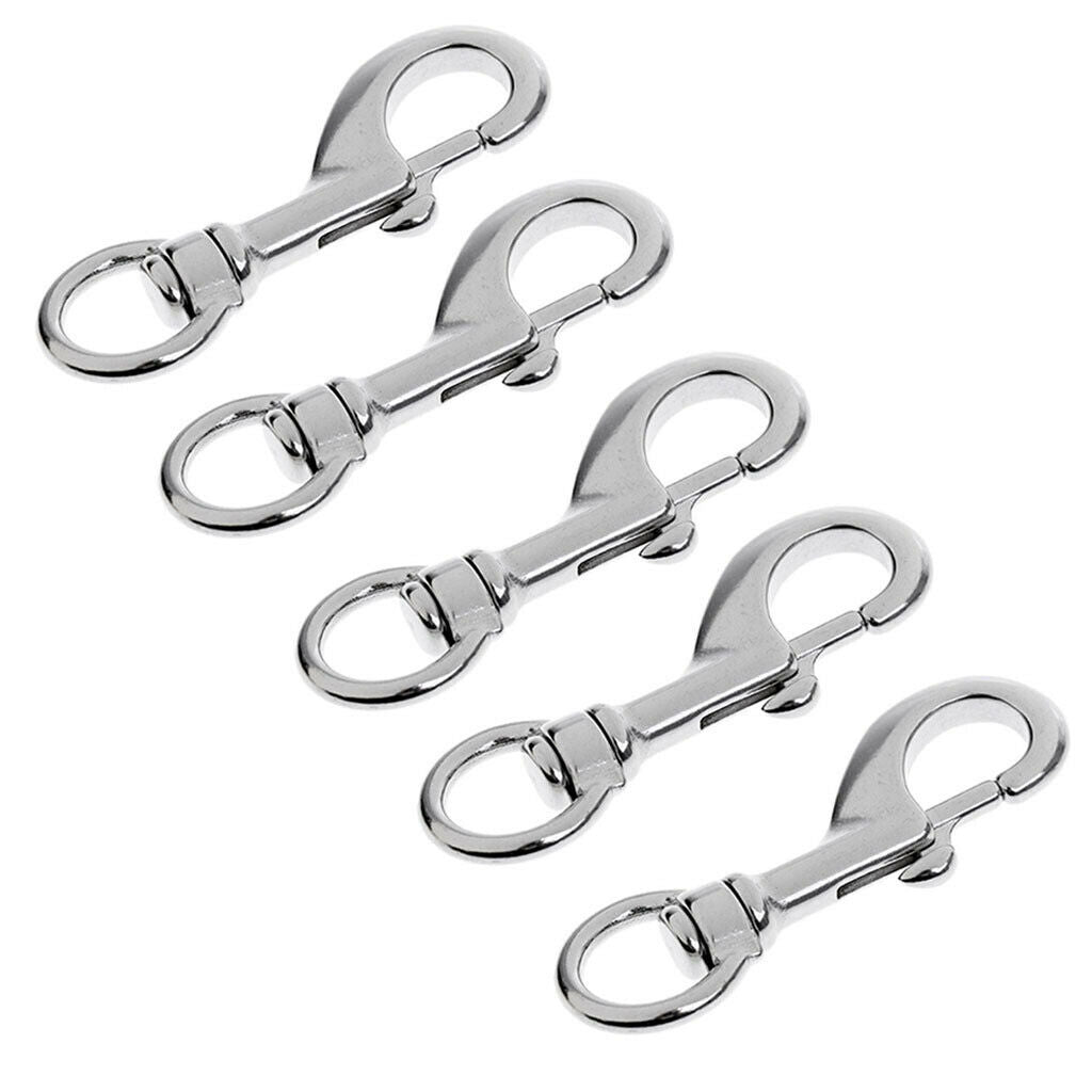 5Pcs Scuba Diving Clip - Marine Clips Key Chain for Saltwater Use - Corrosion