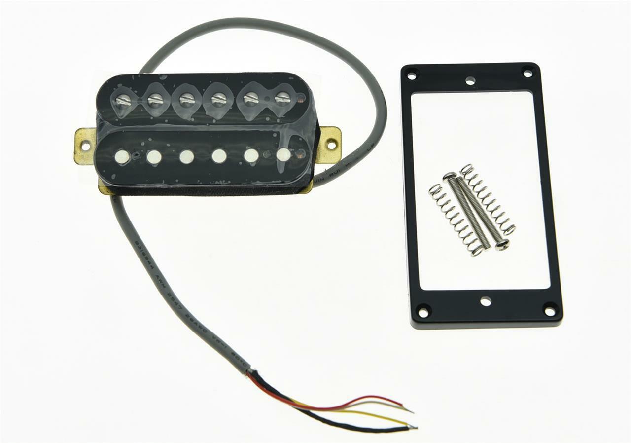 Black Alnico V Guitar Humbucker NECK Position Pickup Power Sound Pickups