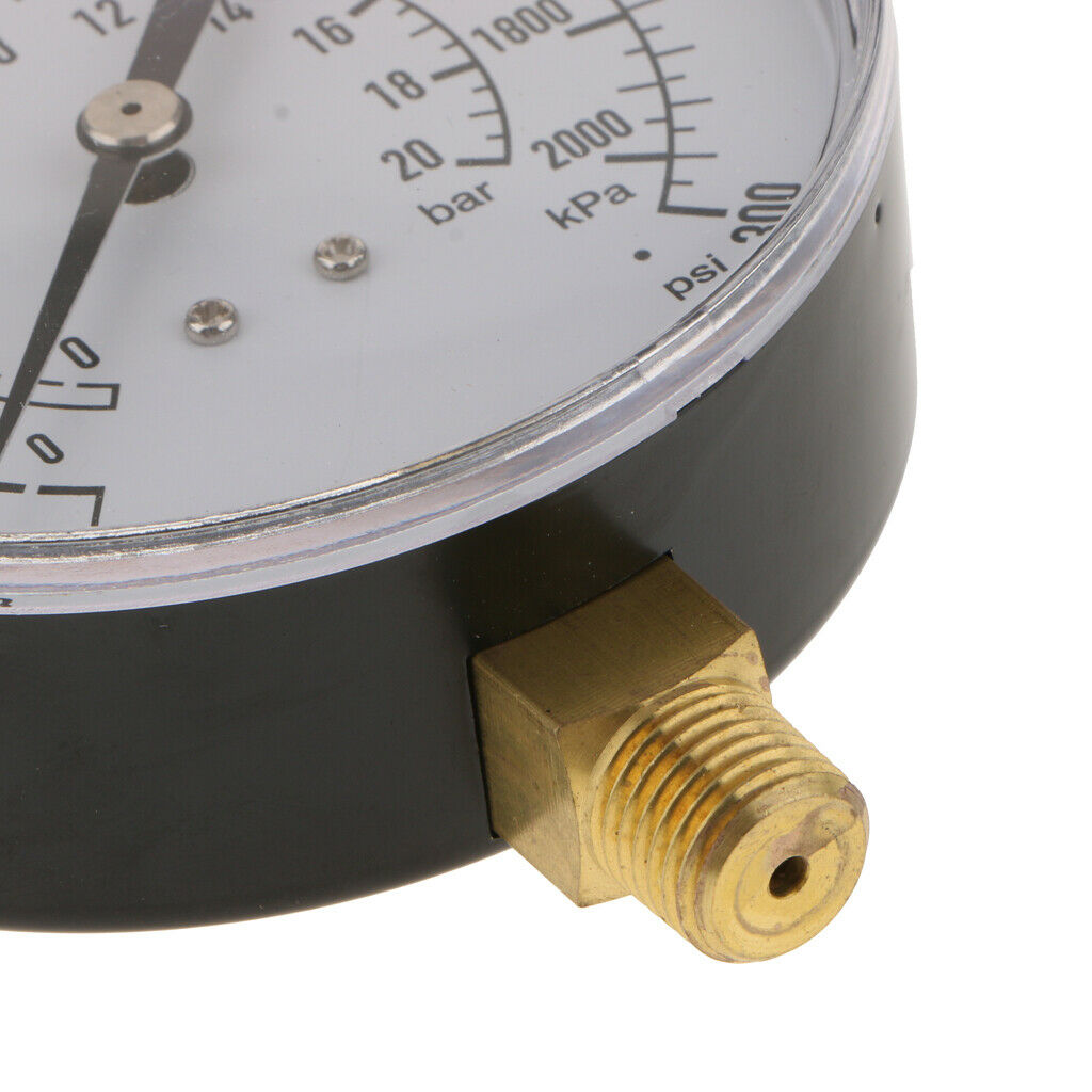 1/4in Digital Pressure Gauge Meter Tester Manometer Gas Water Oil Pressure Full