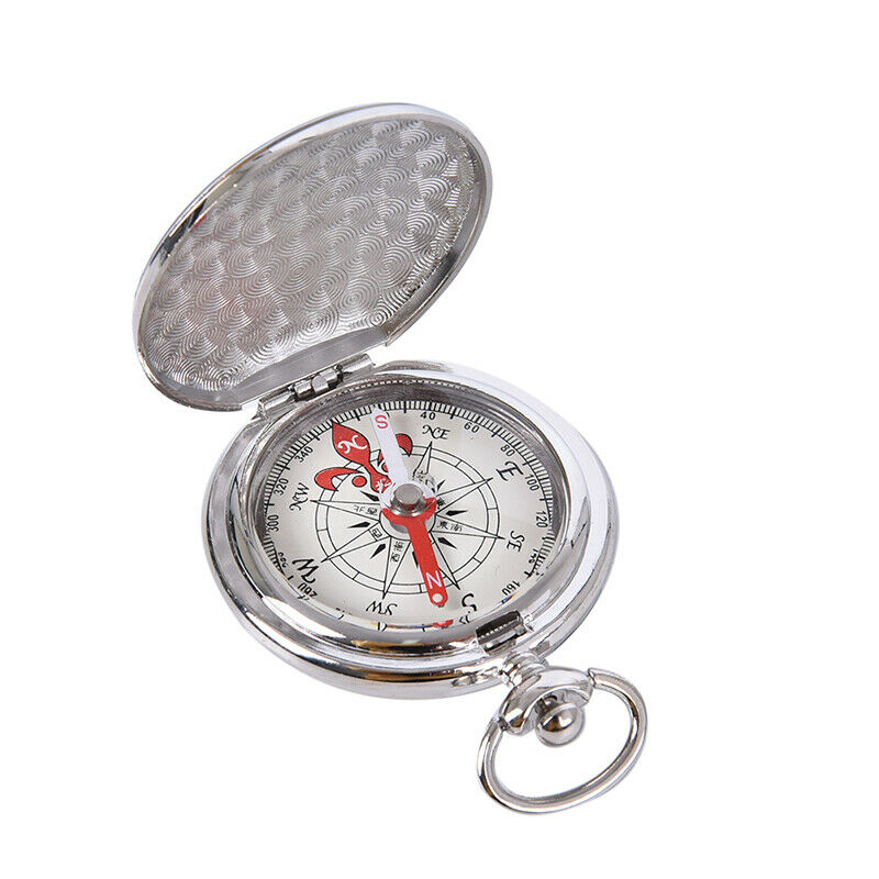 Pocket Watch Flip Compass Portable Hiking Navigation Compass Compass Keyc.l8