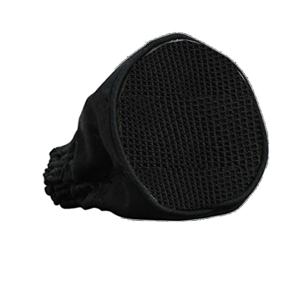 Folding Hair Dryer Heat Diffuser Cover Sock Hairdressing Styling Tools Black