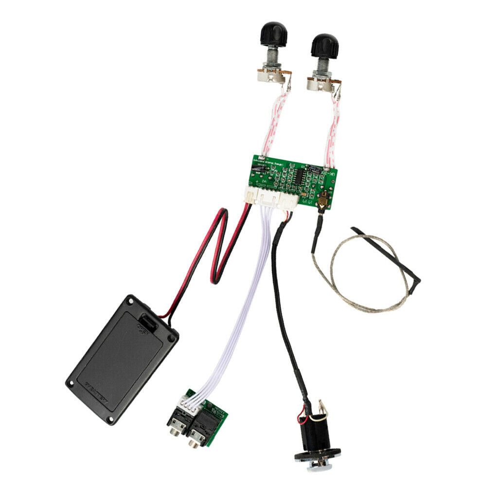 Ukulele Pickup Set Amplifier Volume Control for Bass Electric Ukulele Parts
