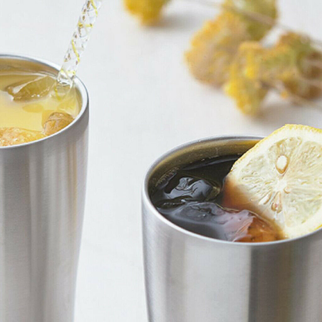 2 Pieces Portable Beer Mugs Coffee Cup Camping Drinkware Outdoor Tableware