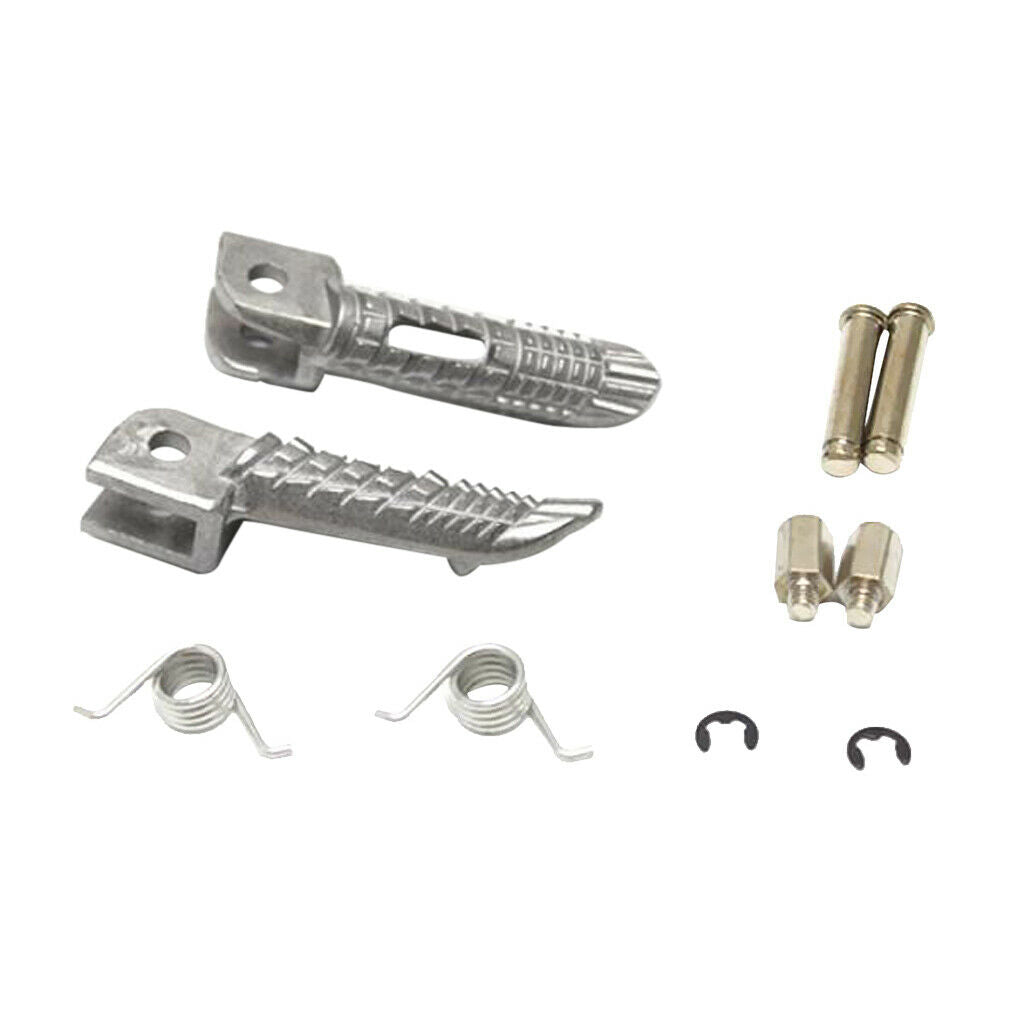 2PCS Aluminum Front & Rear Foot Pegs for Suzuki GSXR 600/750/1000 2001-2014