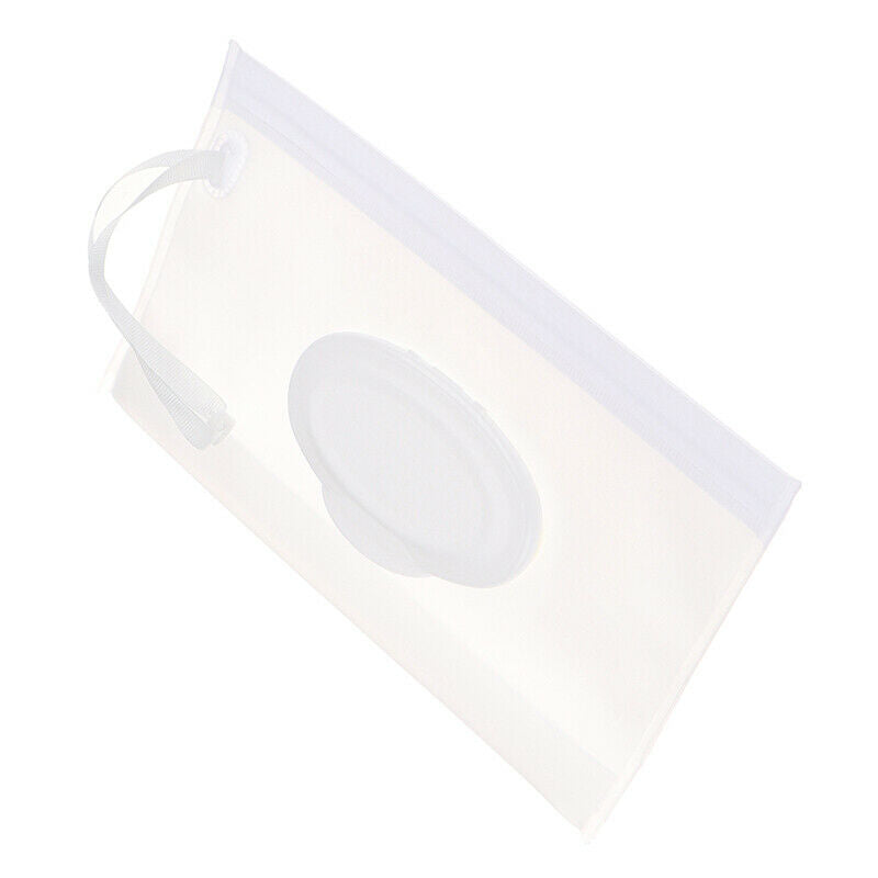 Portable Baby Kids Wet Wipes Clutch Carrying Bag Wet Paper Tissue ContaSEZYCHAU