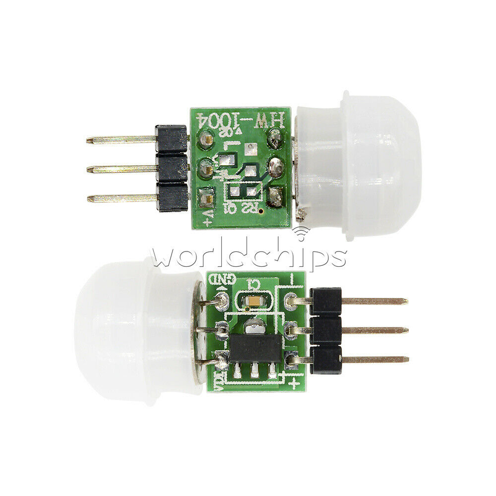 2PCS Mini PIR Motion Body Human Sensor AM312 IR Infrared Pyroelectric Detector