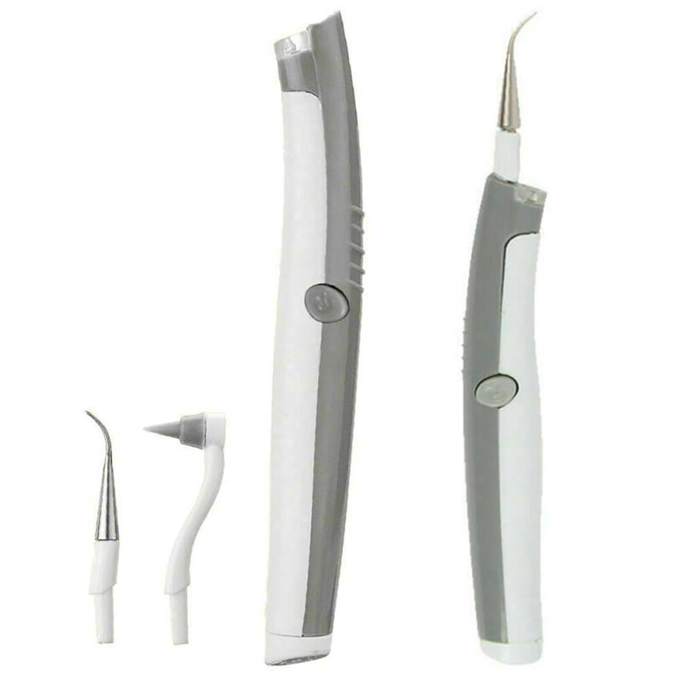 Portable Electric Ultrasonic Tooth Cleaner Dental Stain Plaque Tartar Remover!