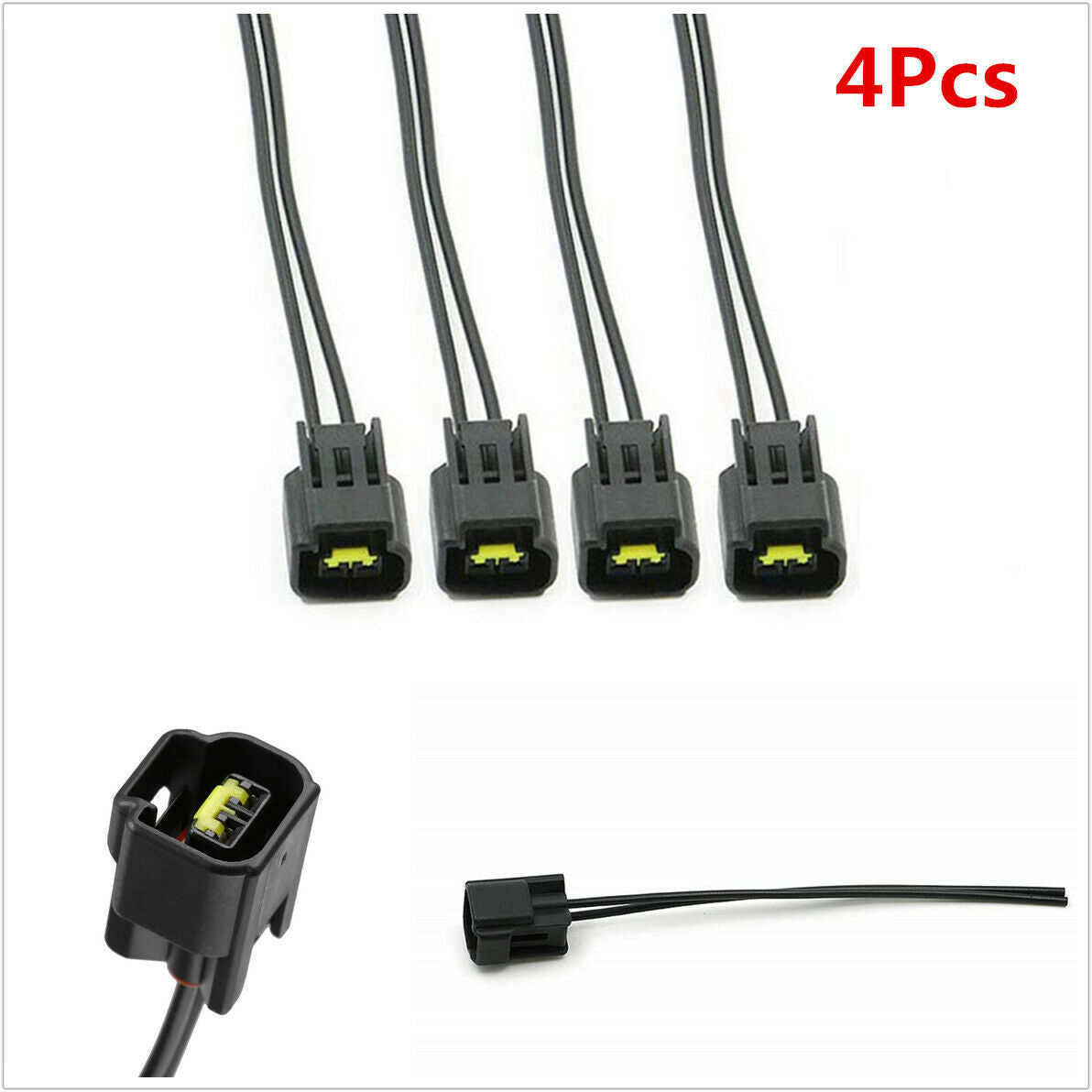 4Pcs Ignition Coil Pack Wiring Harness Connector Plug for Ford F-150 F-250 F-350