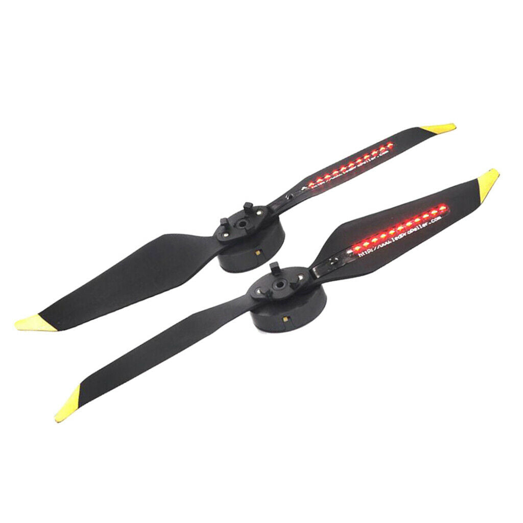 1Pair LED Flash Propeller Night Flying DIY Pattern Blade for DJI Mavic Pro