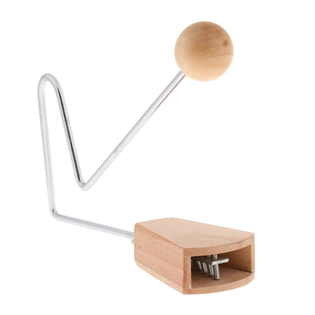 1pc Wooden Clapper Percussion Instrument for Kids Musical Educational Toys