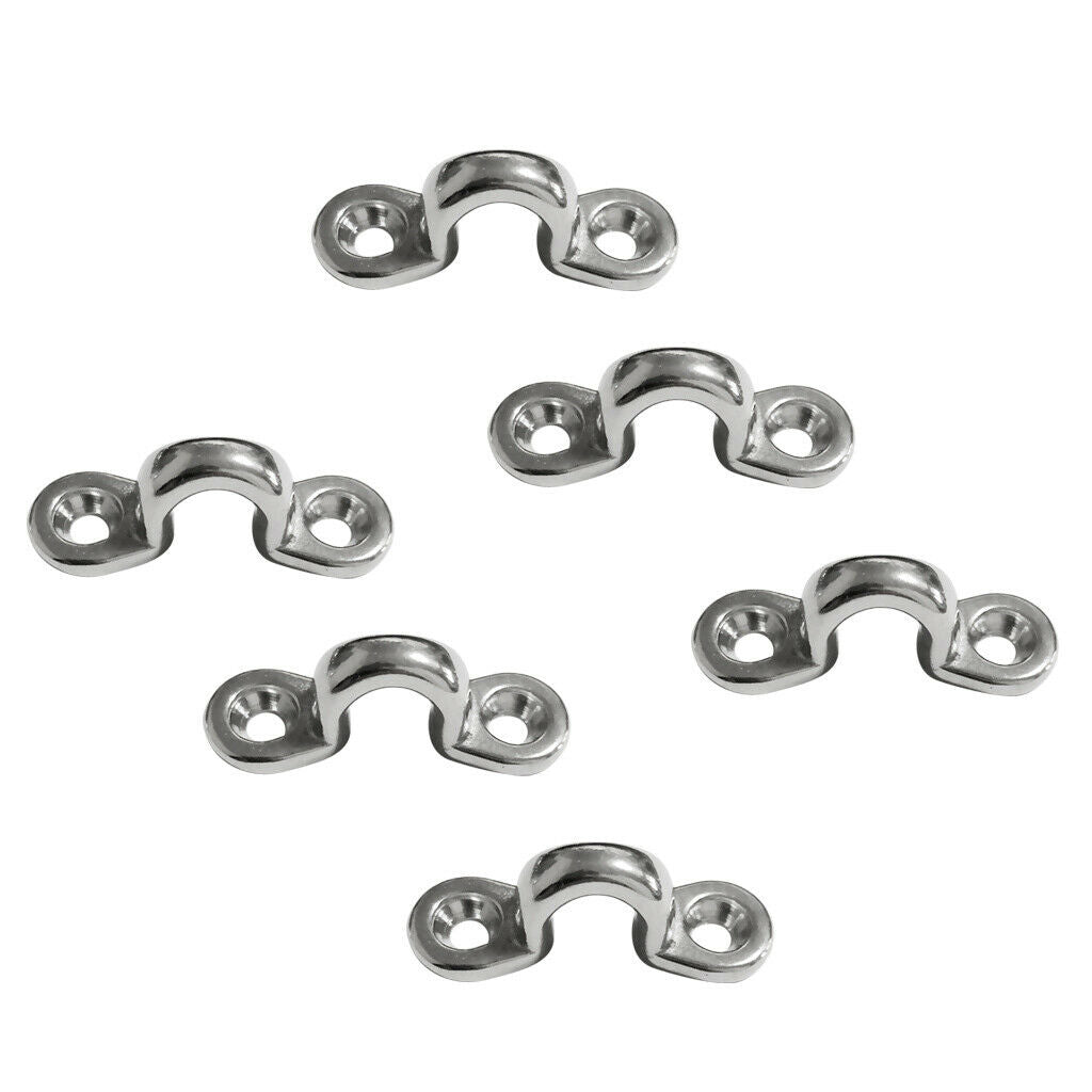 6 pieces marine pad eye kayak boat rigging pad eye bimini top hardware