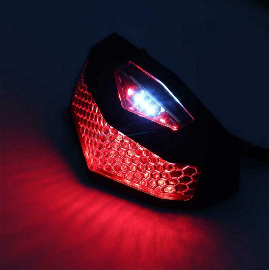 1PCS Retro Motorcycle LED Rear Brake Tail Light Turn Signal Light Waterproof