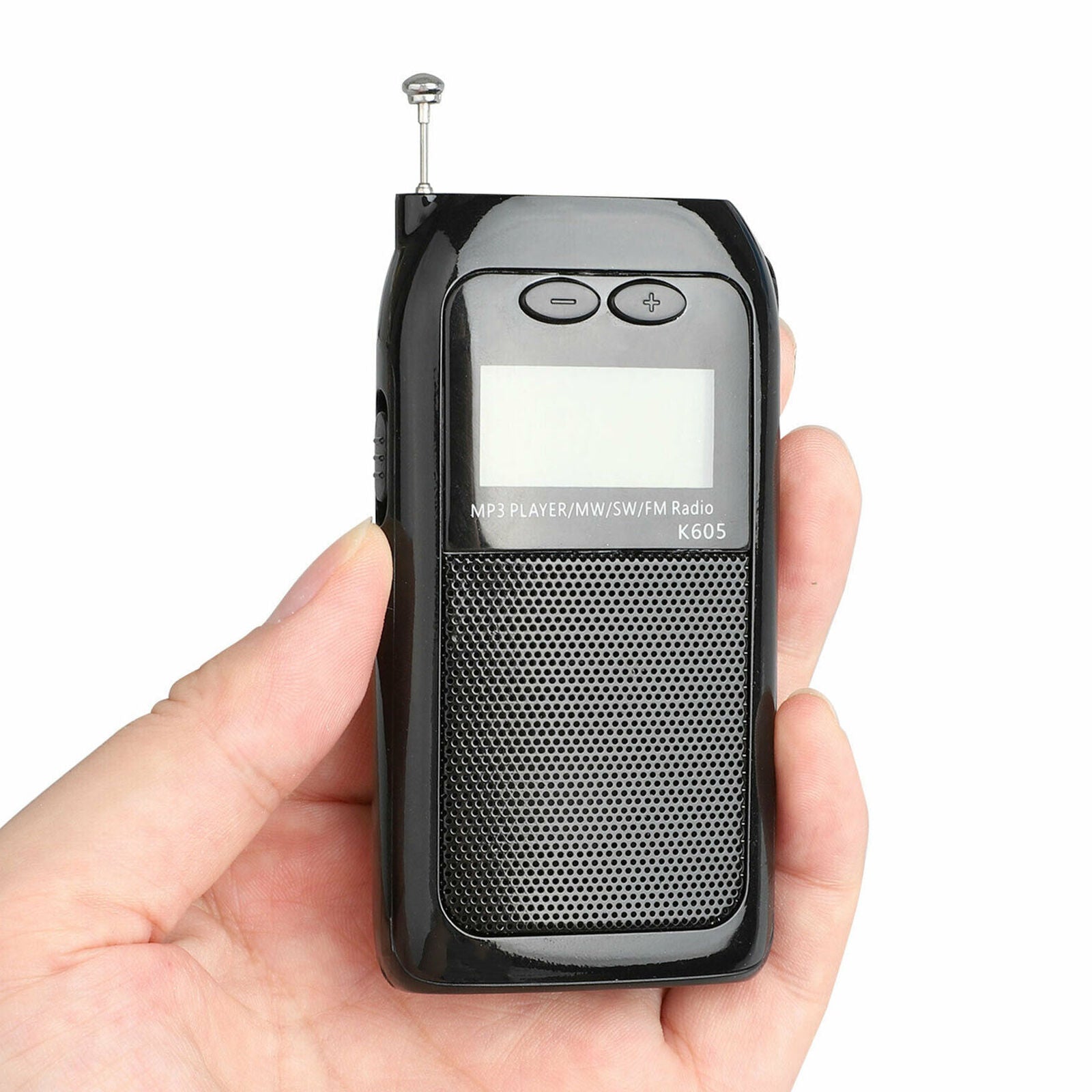 Portable Digital FM AM SM Radio Mini Pocket Walkman Receiver Stereo w/ Earphones