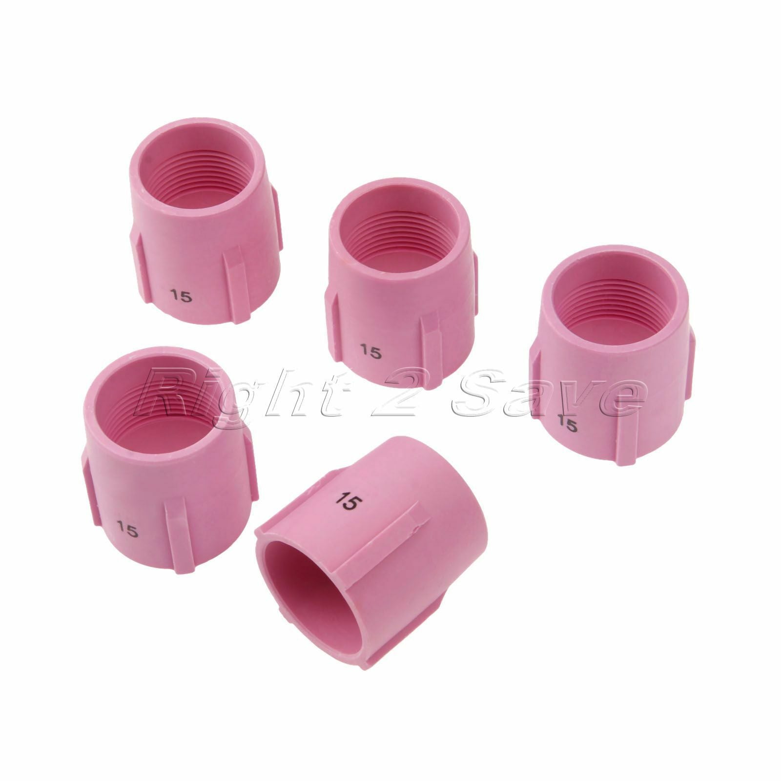 5X Replace TIG Welding Gas Lens Ceramic Cup 53N89 #15 For WP-9/17/18/20/26 Torch