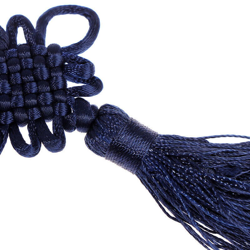 10Pc Chinese Knot Tassel Fringe Pendant DIY Craft Material Decor Accessor.l8