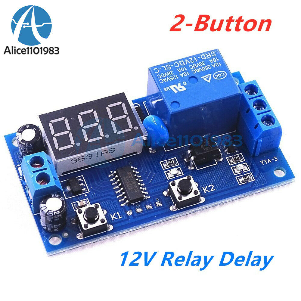 DC12V Delay Timng Multi-function Module Infinite Switch Timer Relay Module