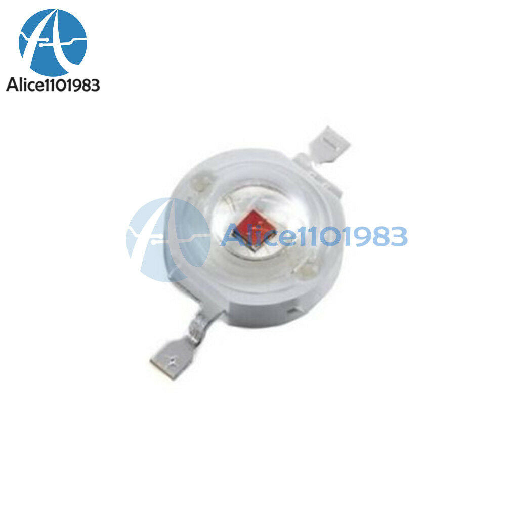 5PCS 1W Red Led Chip High Power LED Beads 50LM Red