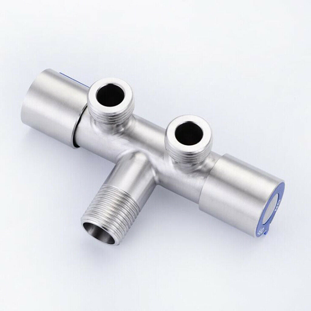 Stainless Steel Faucet Diverter Faucet Double Handle Dual Control Spray Toilet