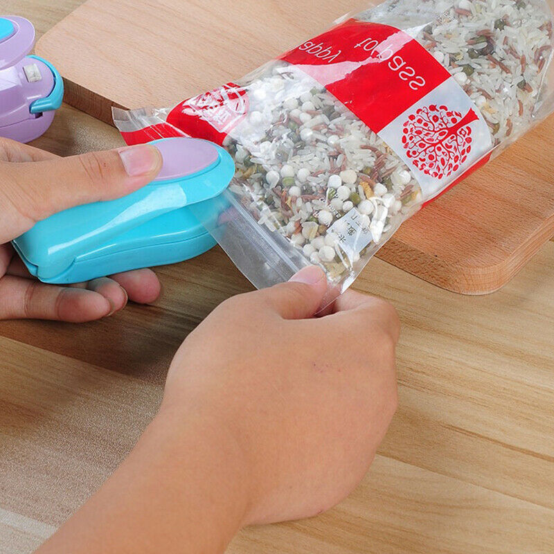 Portable Mini Heat Sealing Machine Plastic Snack Sealing Gadget Storage B.l8