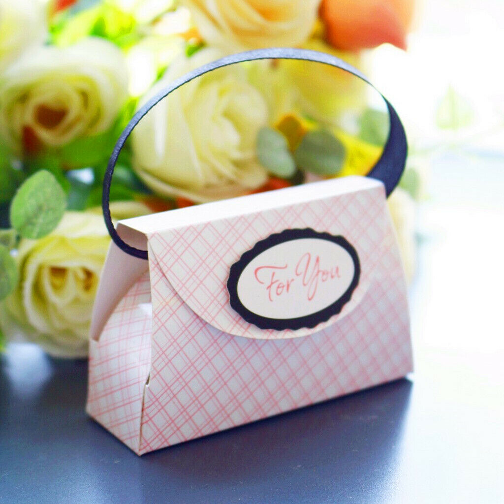 12PCS Elegant Paper Boxes Girl Shower Wedding Favor Candy Gift Party Supply