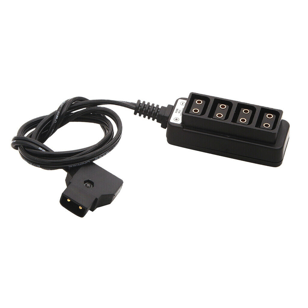 Male D-Tap Power Tap to Female D-Tap Power Supply Cable Hub Adapter Splitter