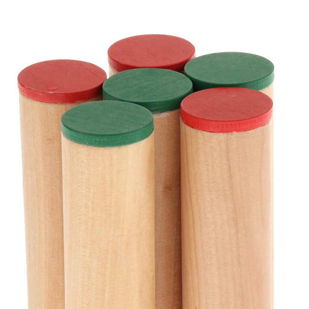 6pcs Wooden   Sensorial Auditory Training Material Sound Cylinders