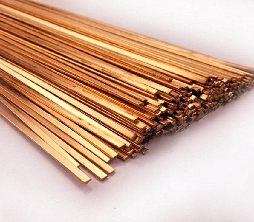 500g BCu93P Flat Welding Rod 1.3x3.2x400mm Core Flat electrode Copper Phosphorus