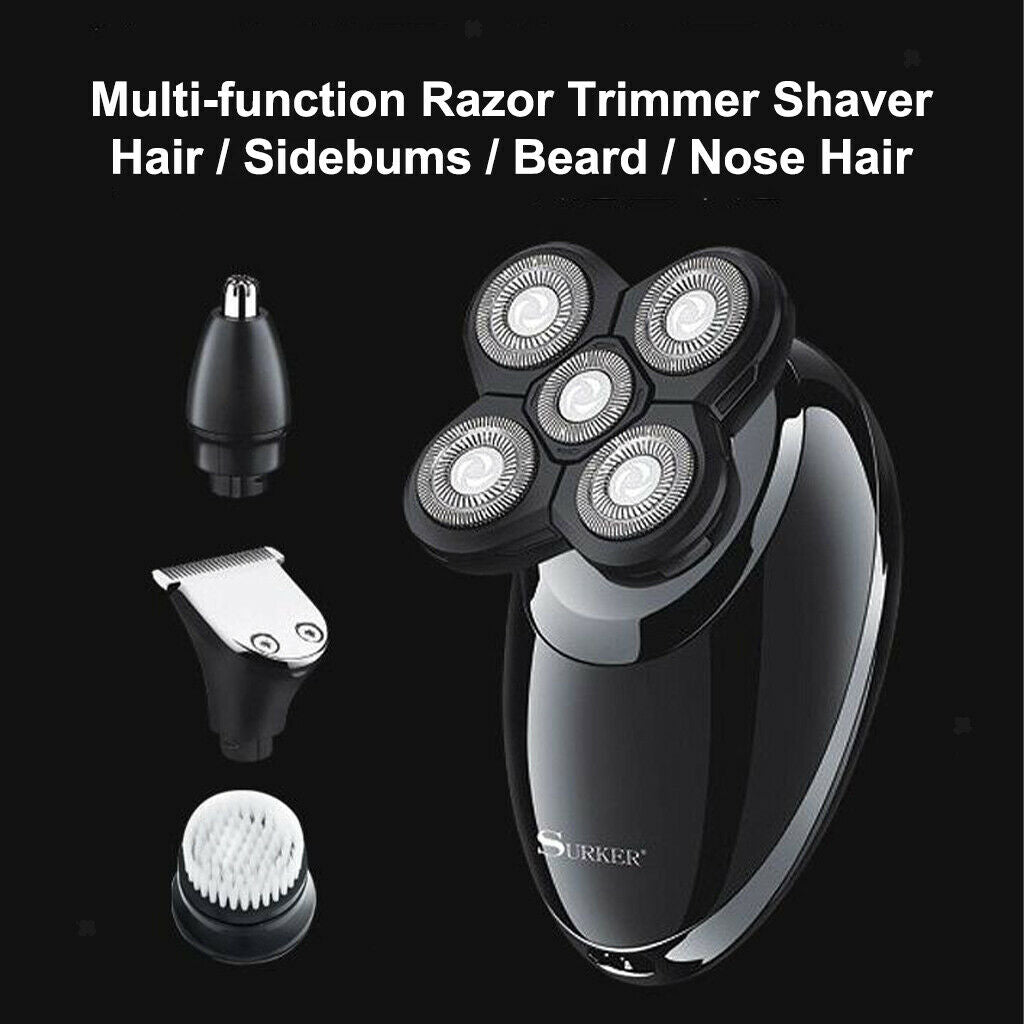 Multi-functional Electric Shaver Trimmer USB Rechargeable Cordless Razor