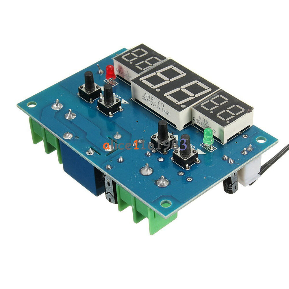 12V Intelligent Digital Led Thermostat -9°C - 99°C Temperature Controller