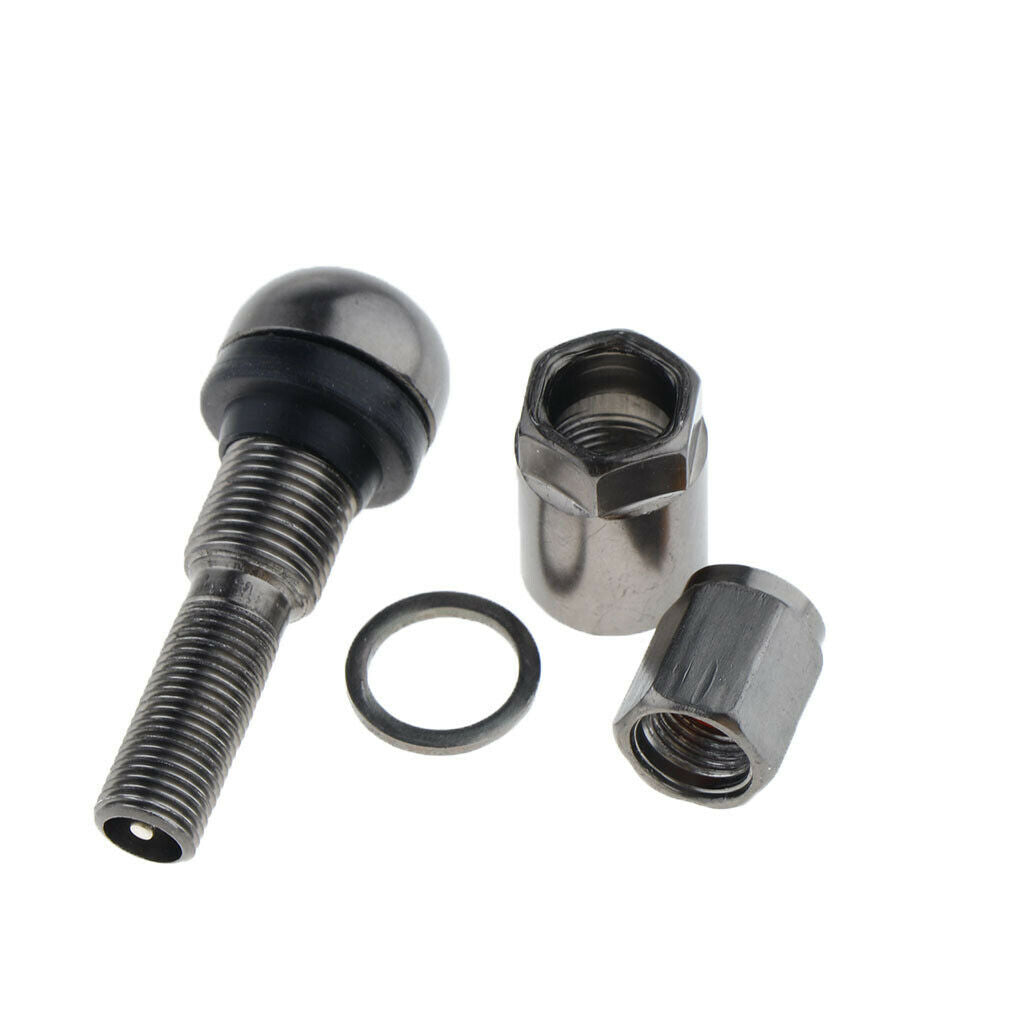 4 Pcs Car Tubeless Wheel Dust Caps Tire Valve Stems Gray