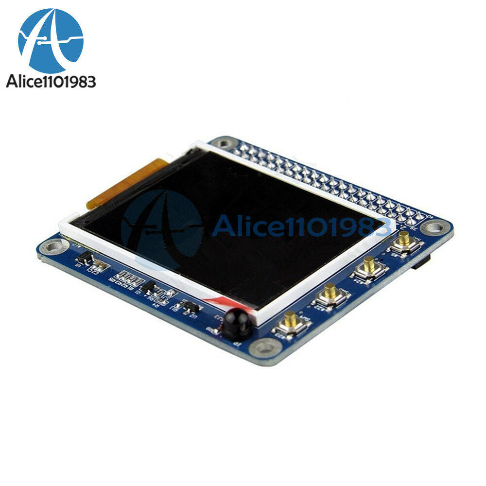 Raspberry Pi 2 3 3B/2B/B+ 2.2"TFT Screen LCD Display HAT w/Buttons IR Sensor