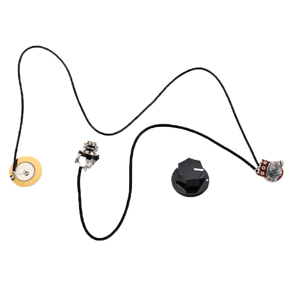 1 Piece Guitar Pickup Piezo Transducer for Mandolin Banjo Box Guitar Parts