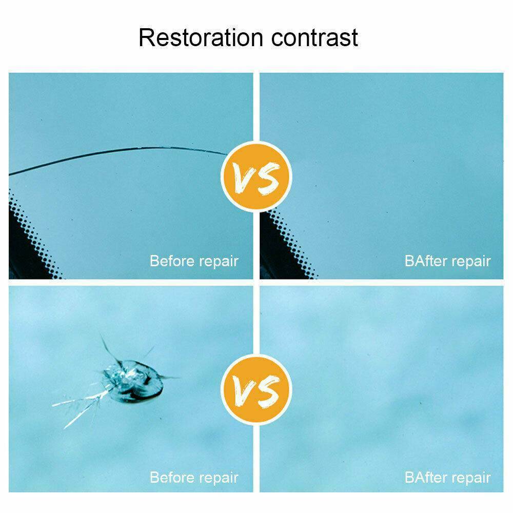 2* Automotive Glass Nano Repair Fluid Car Window Glass Crack Chip Repair Supply