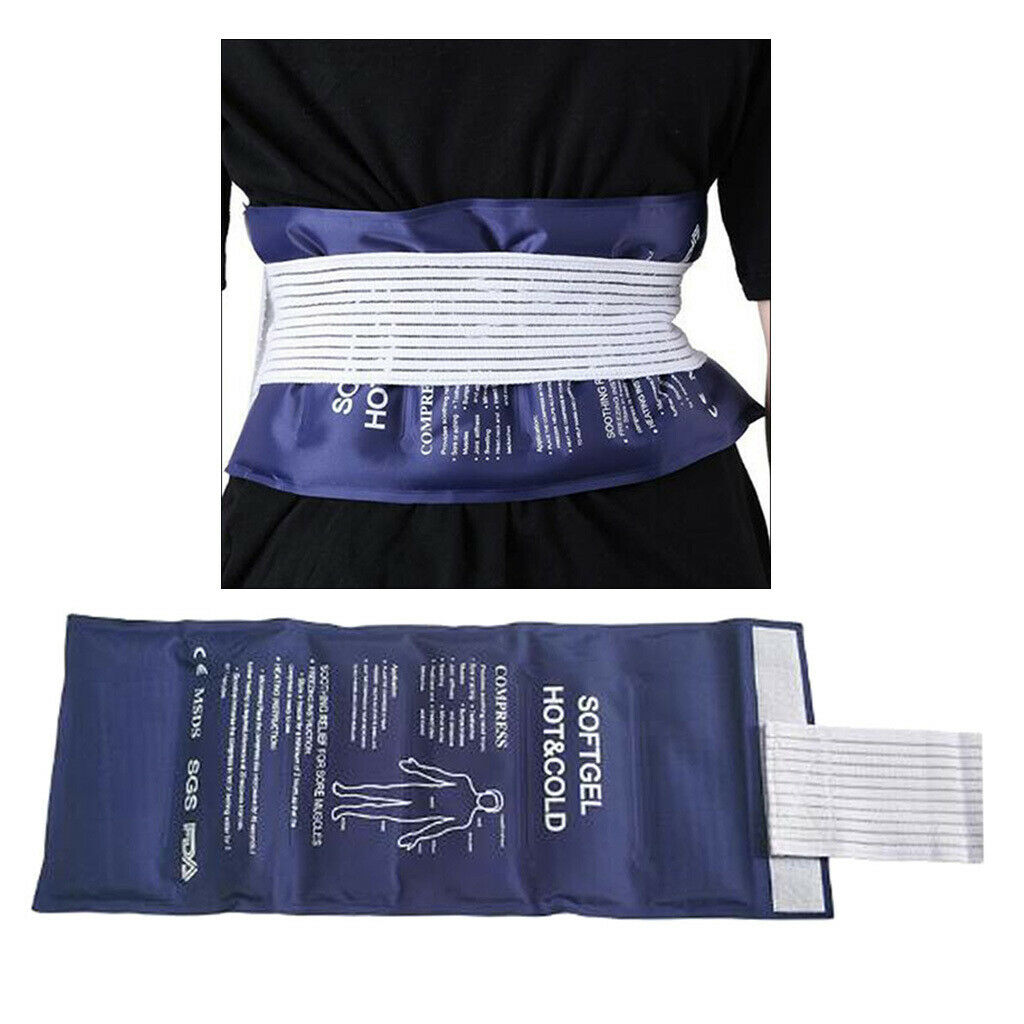 Hot Cold Gel Pack Gel Pad First Aid Microwave-Heating Therapy Wraps Elastic
