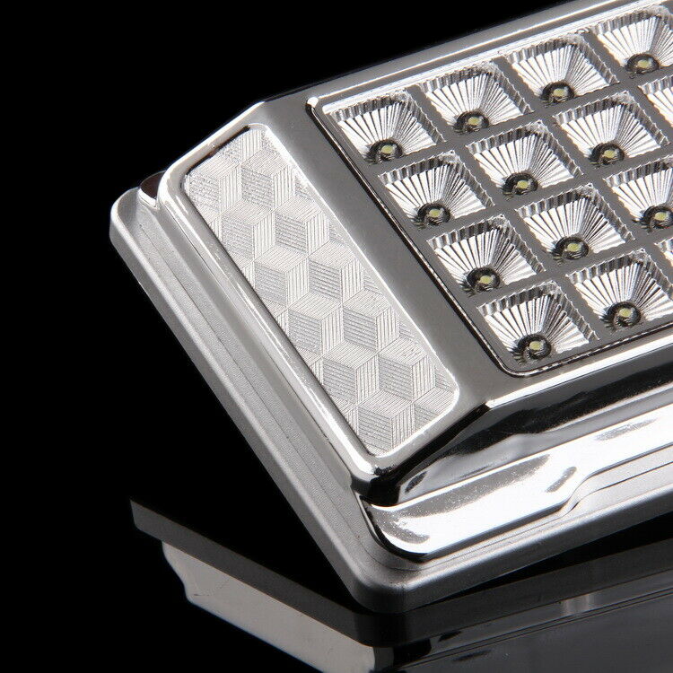 Car Interior 36LED Lights Roof Ceiling Reading Touch Night Lamp White Universal