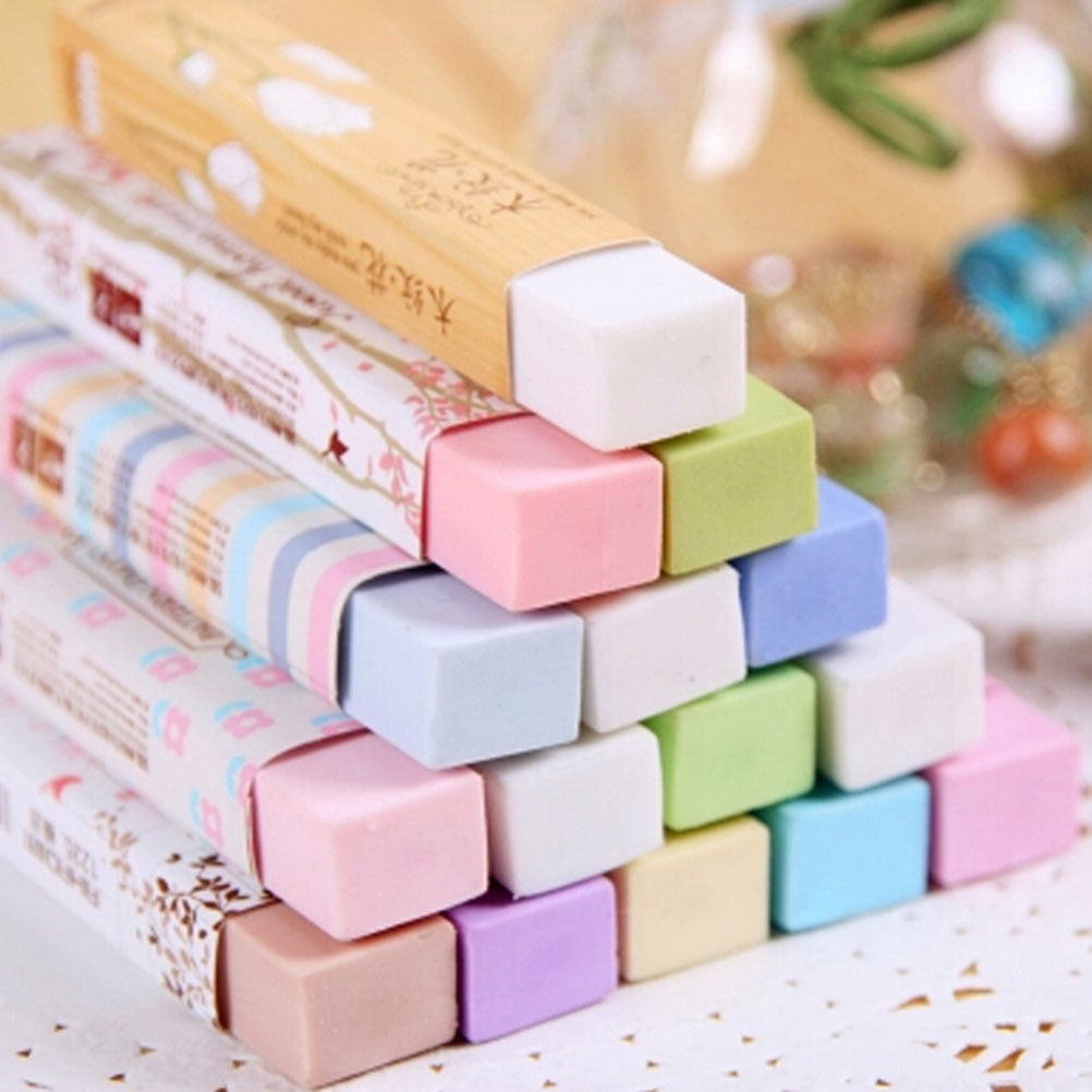 Elegant Long Cleansing Drawing Painting Rubber Eraser Stationary Gift 1p.l8