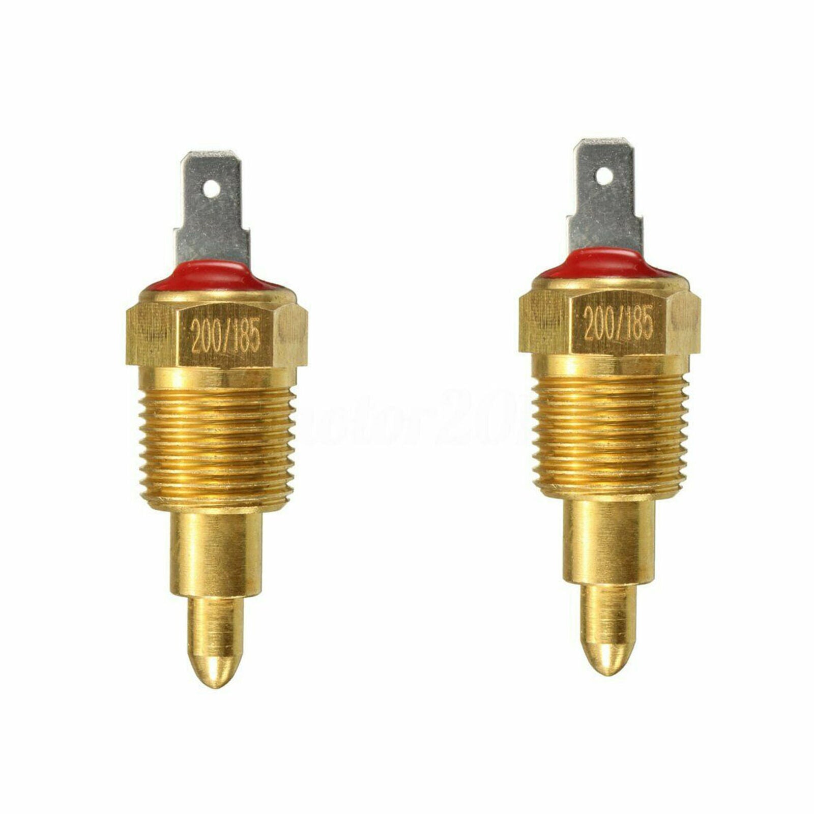 2x 185 -200 Degree Electric Engine Cooling Fan Thermostat Switch NPT 3/8" Inch