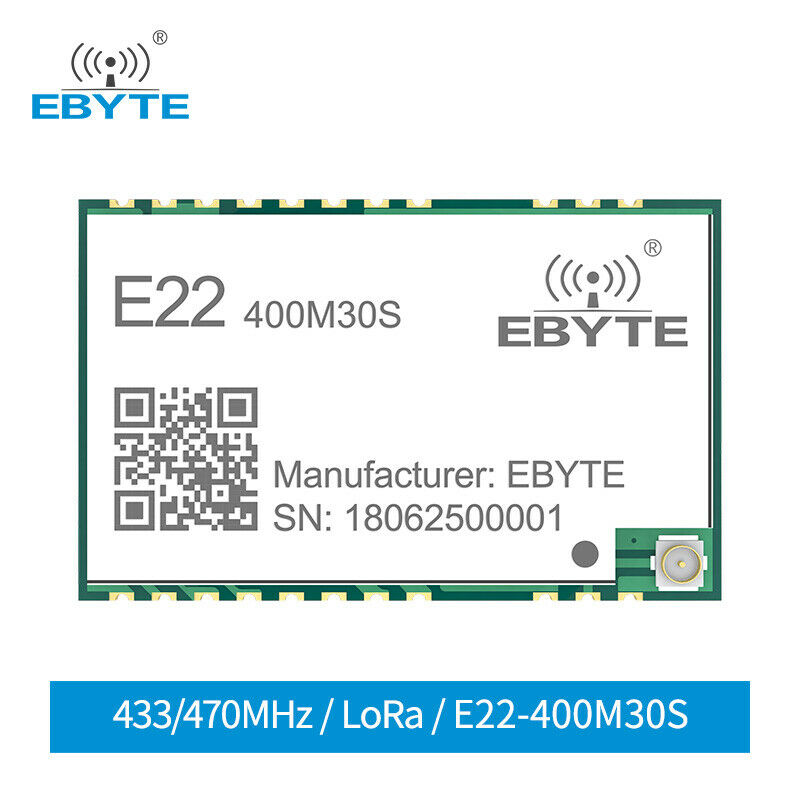 LoRa SX1268 1W 433MHz Wireless RF Module Transceiver Radio Receiver E22-400M30